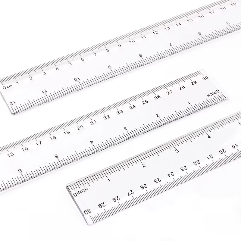Ruler - 20cm - Plastic - Clear