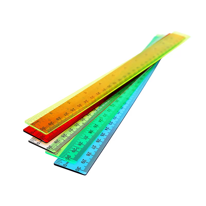 Ruler - 30cm - Plastic - Clear