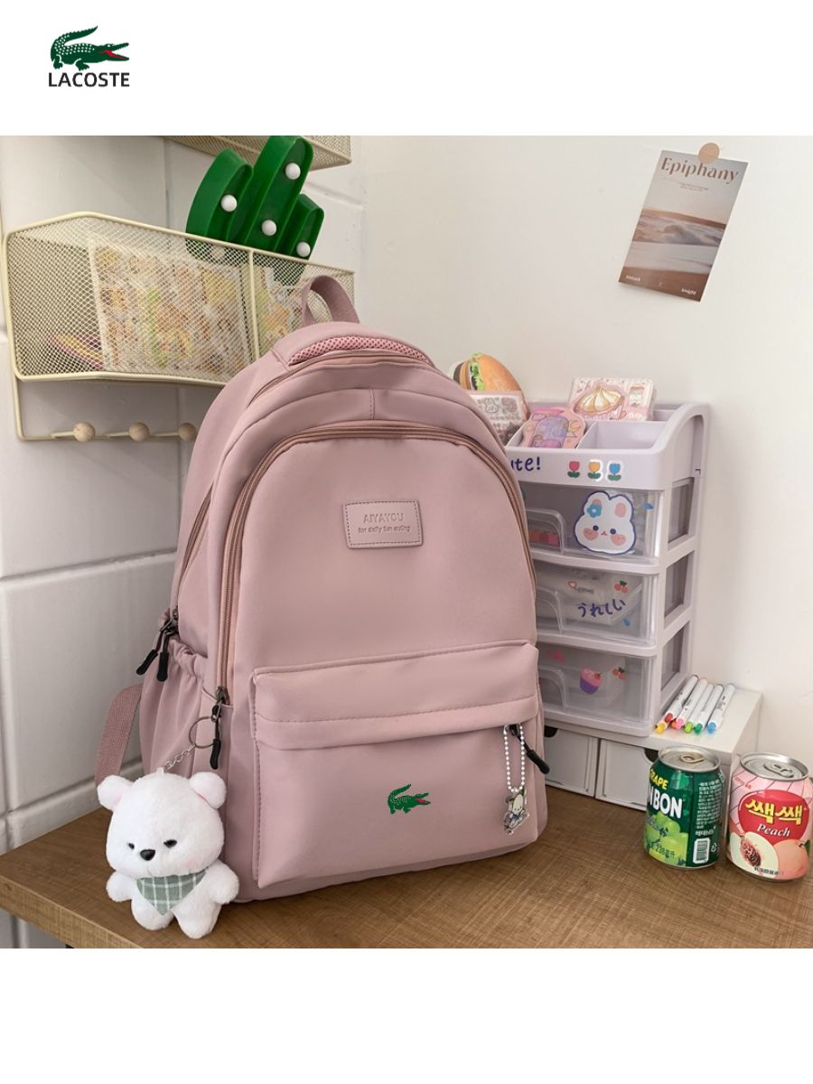 School Bag - Backpack - Large - Pink