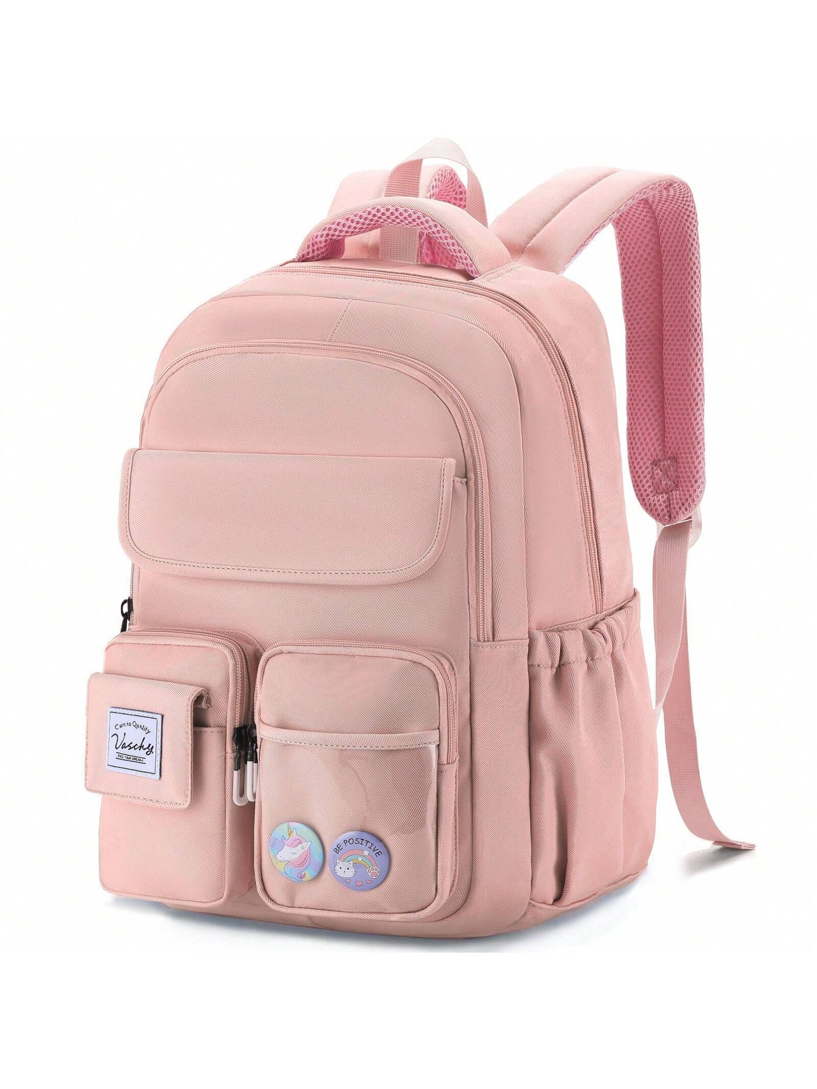 School Bag - Backpack - Medium - Pink