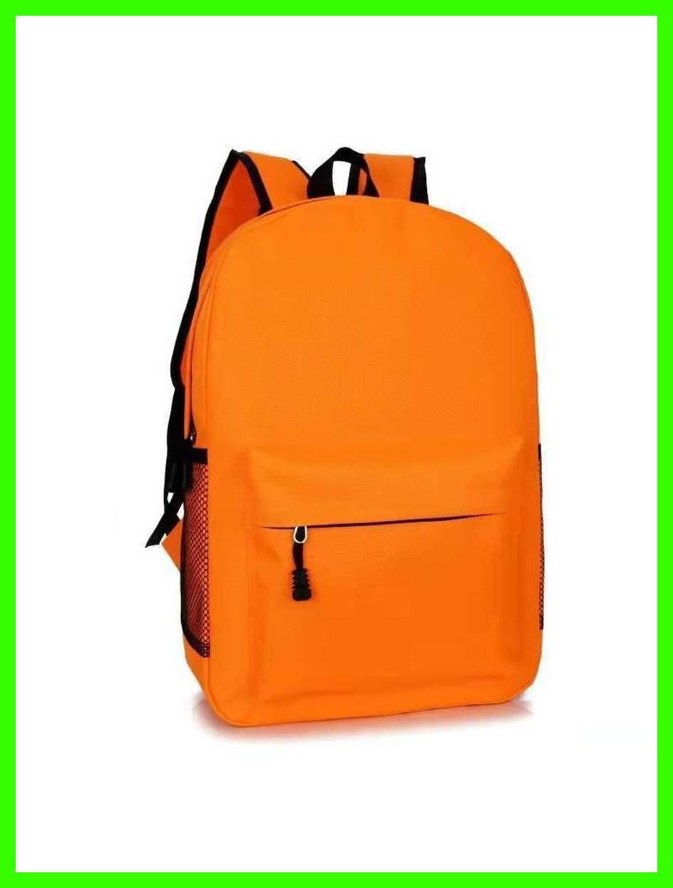 School Bag - Backpack - Orange