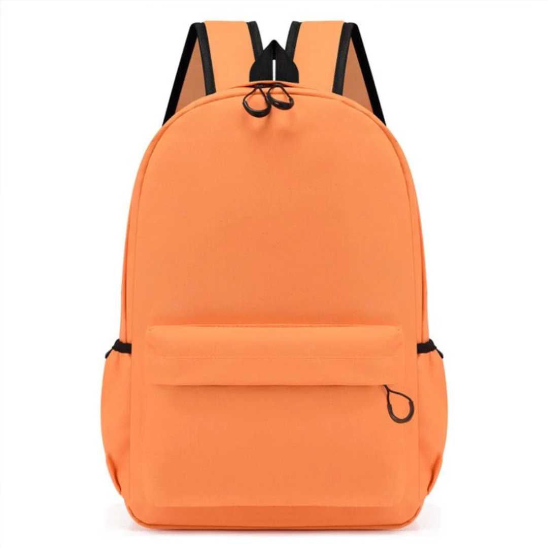 School Bag - Backpack - Orange