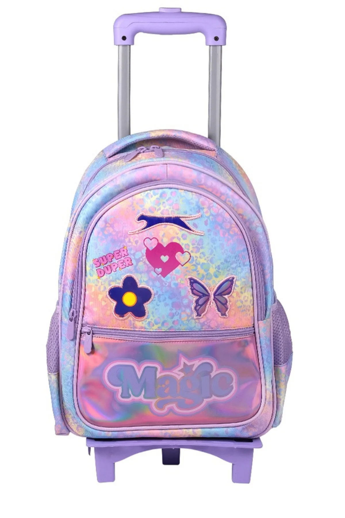 School Bag - Wheeled - Purple