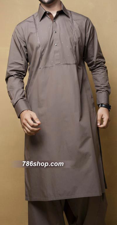 Shalwar Kameez - Brown