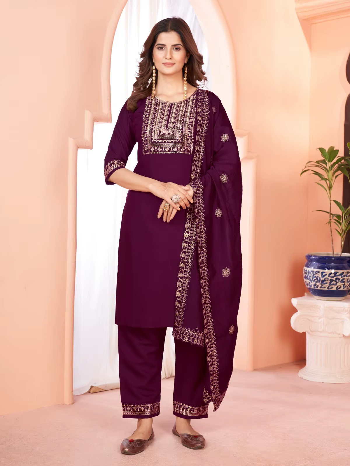 Shalwar Kameez - Purple