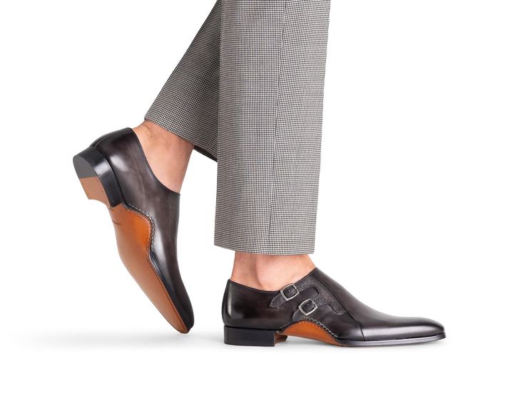 Sharp Grey Monk Straps