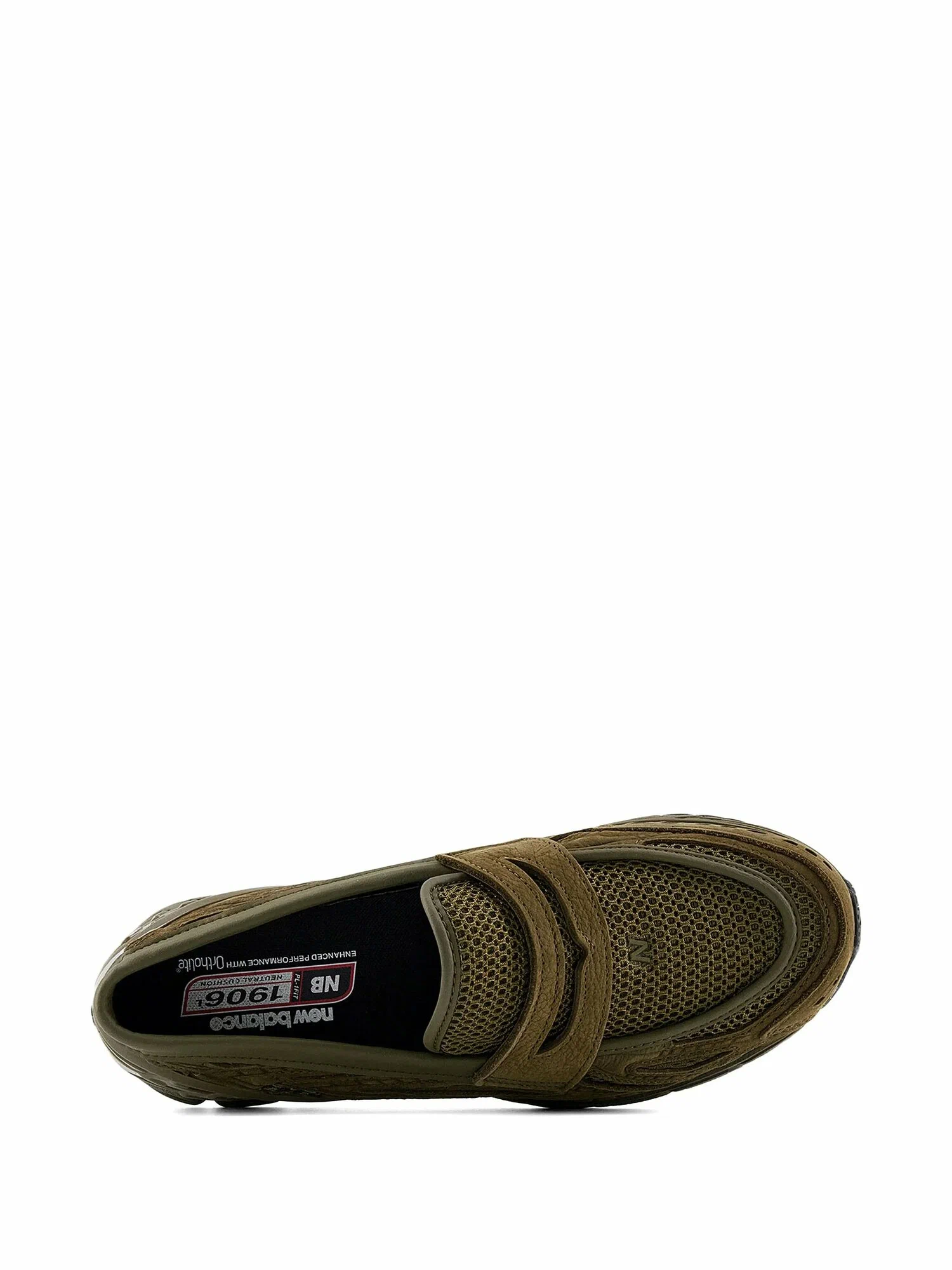 Sharp Khaki Patent Leather Shoes