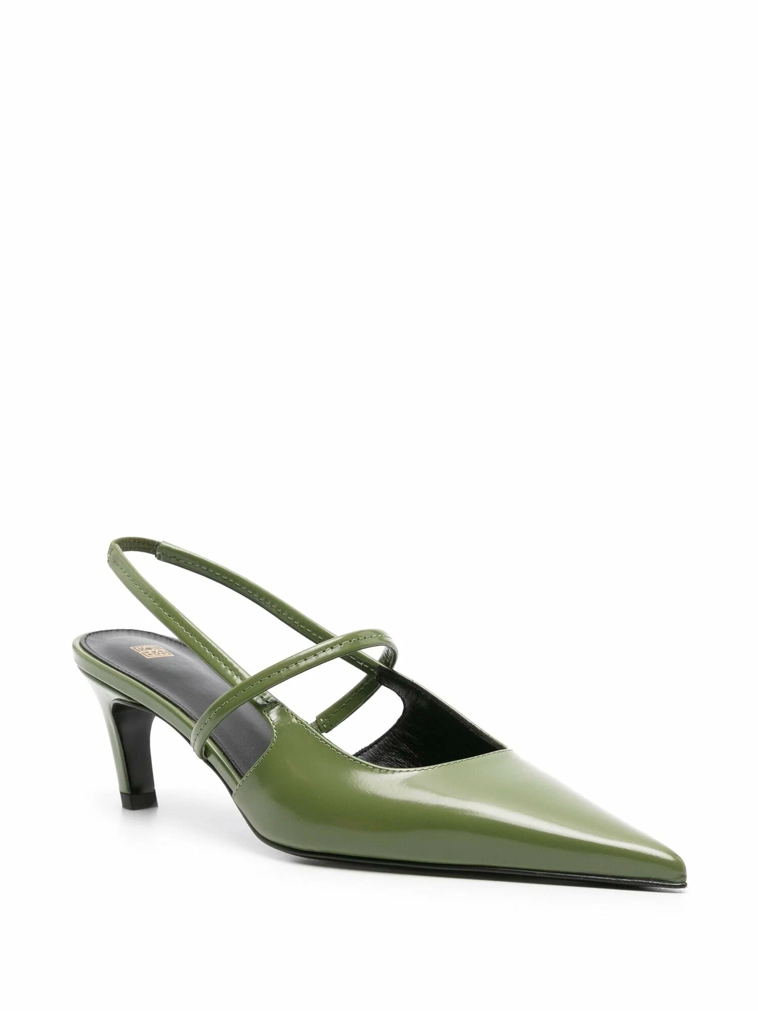 Sharp Olive Formal Shoes