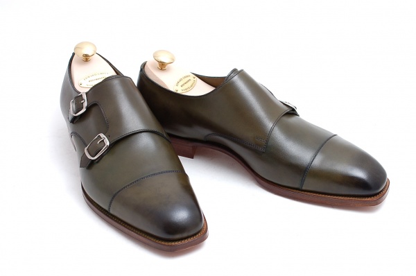 Sharp Olive Monk Straps