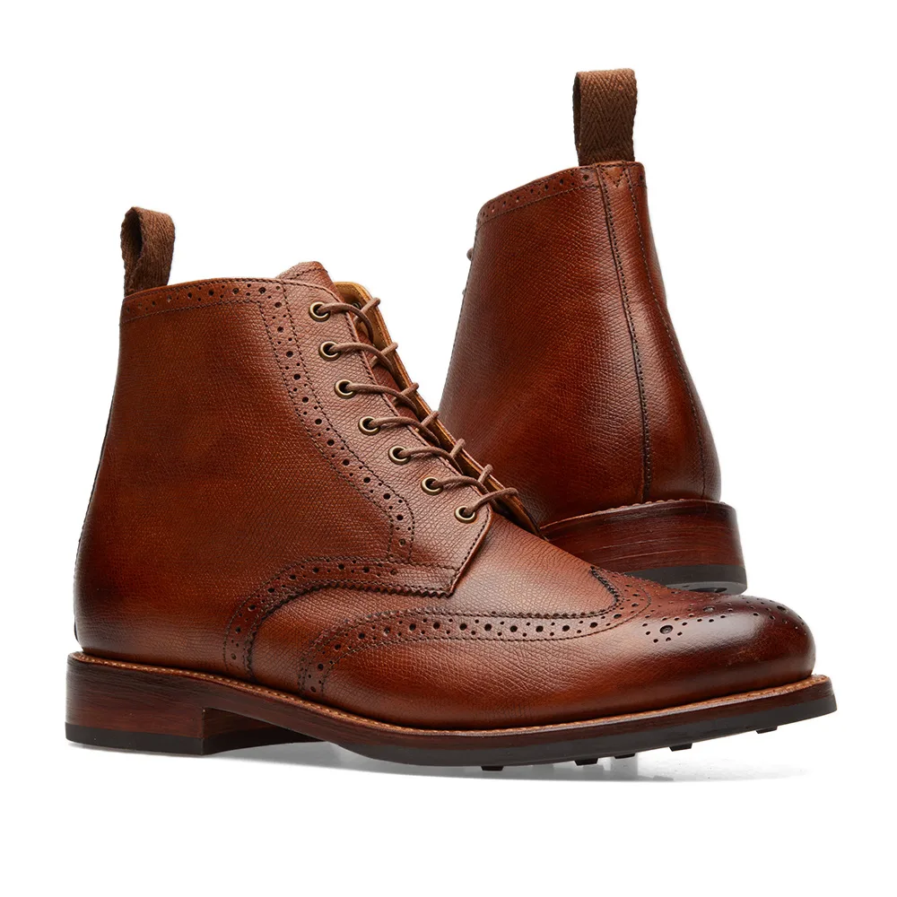 Sharp Tan Brogues