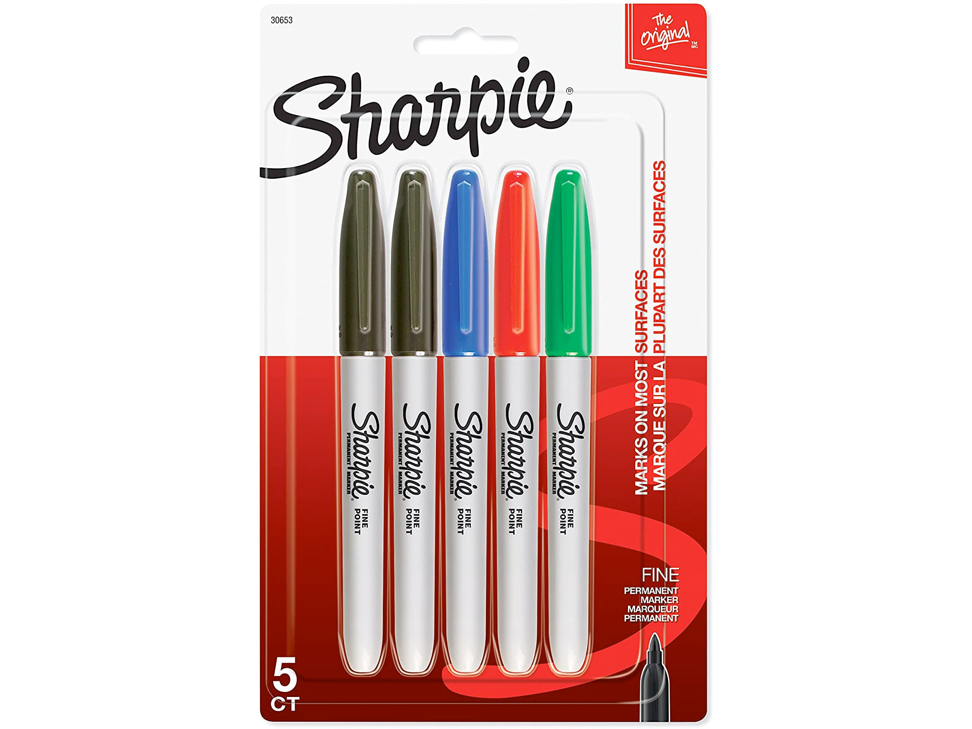 Sharpie Permanent Marker - 5 Pack