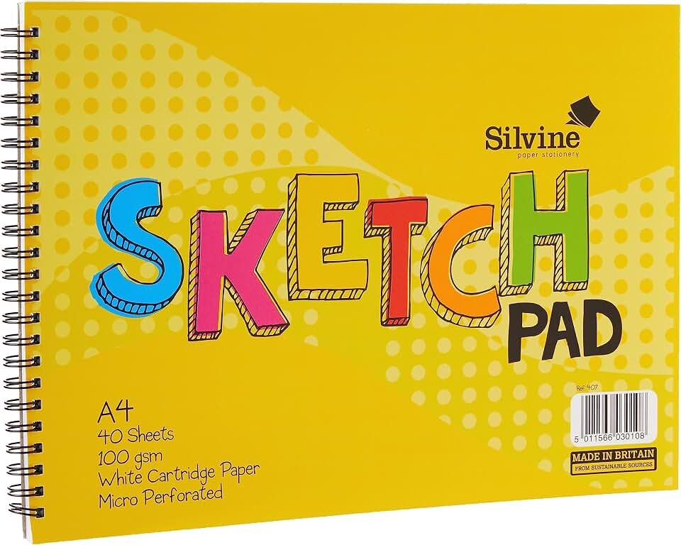 Sketch Pad - A4 - 100 Sheets - 180gsm