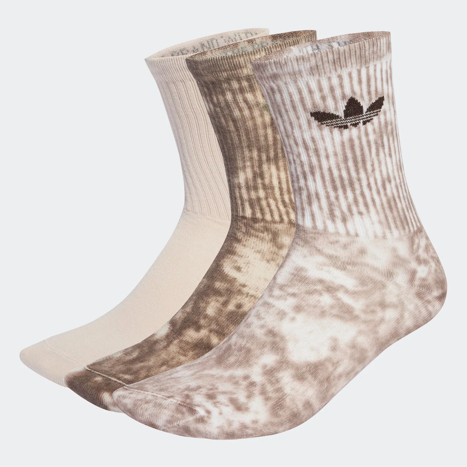 Soft Brown Crew Socks