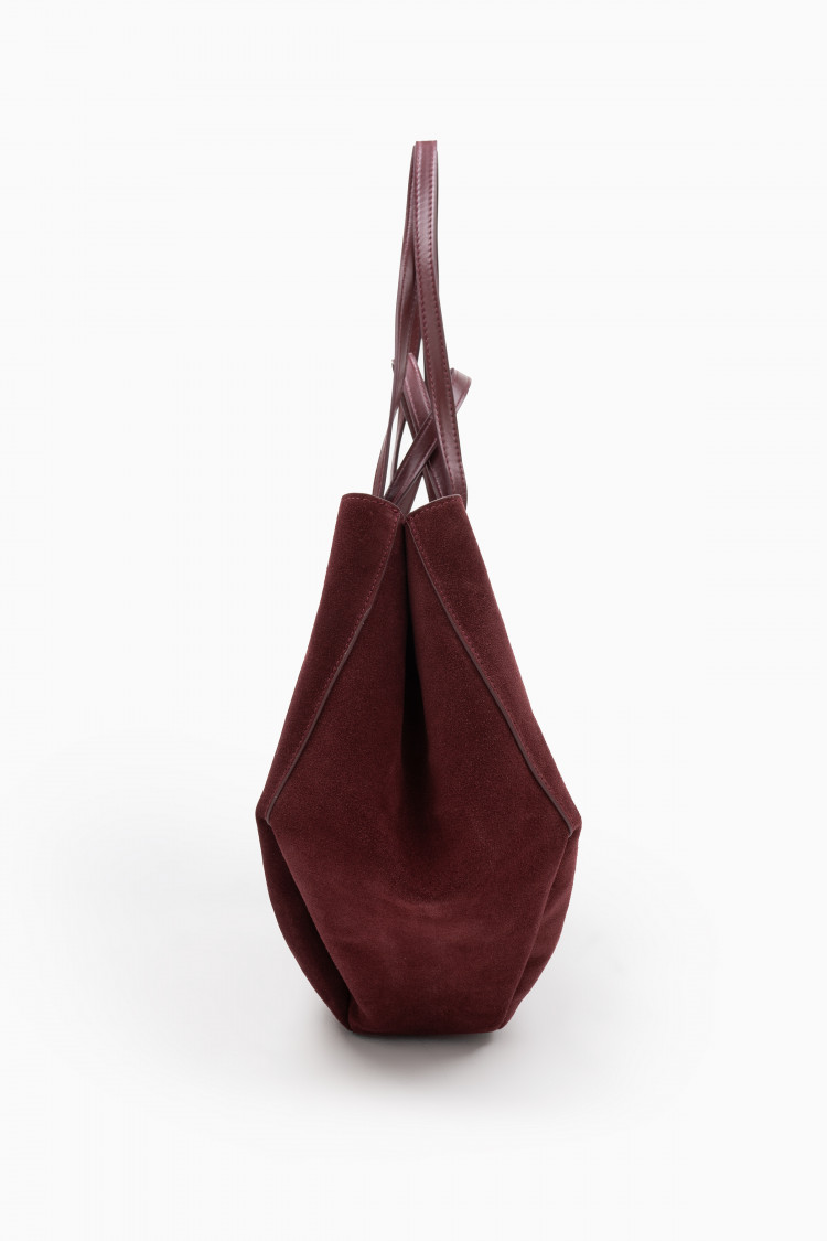 Soft Burgundy Shoe Bag