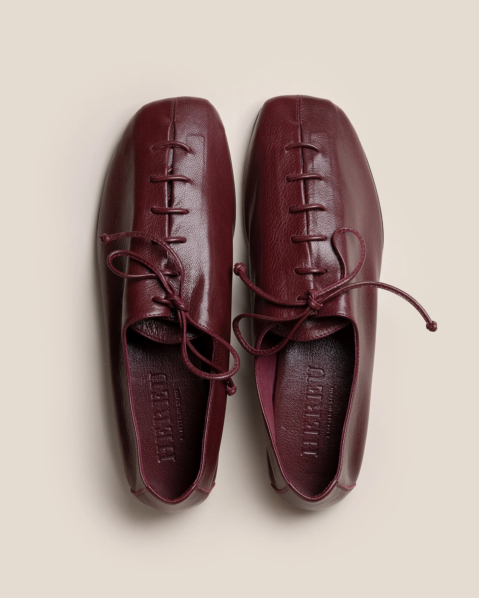 Soft Burgundy Shoe Bag
