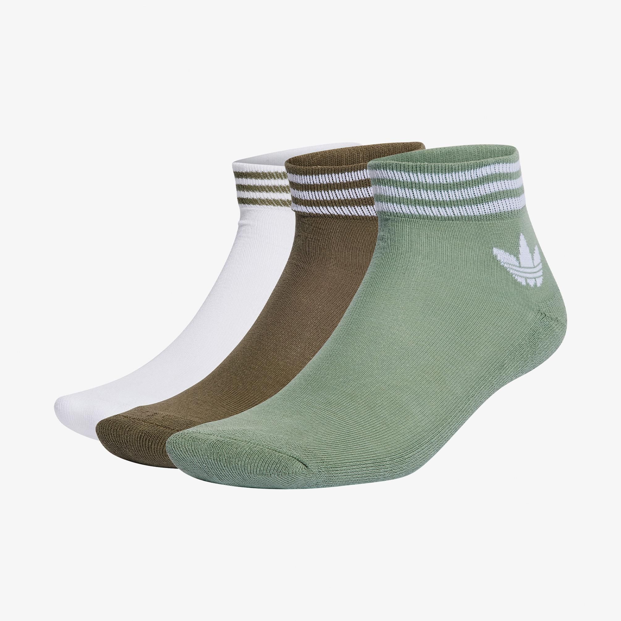 Soft Olive Ankle Socks