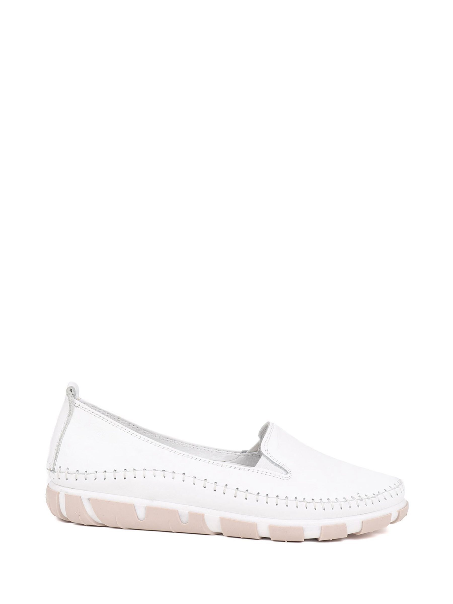 Soft White Slip-Ons