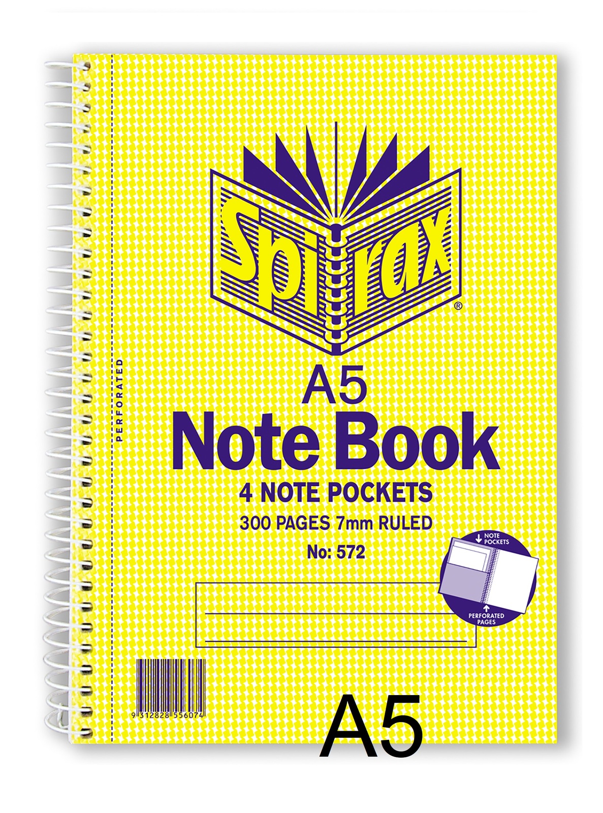 Spiral Notebook - A4 - 120 Pages - Ruled