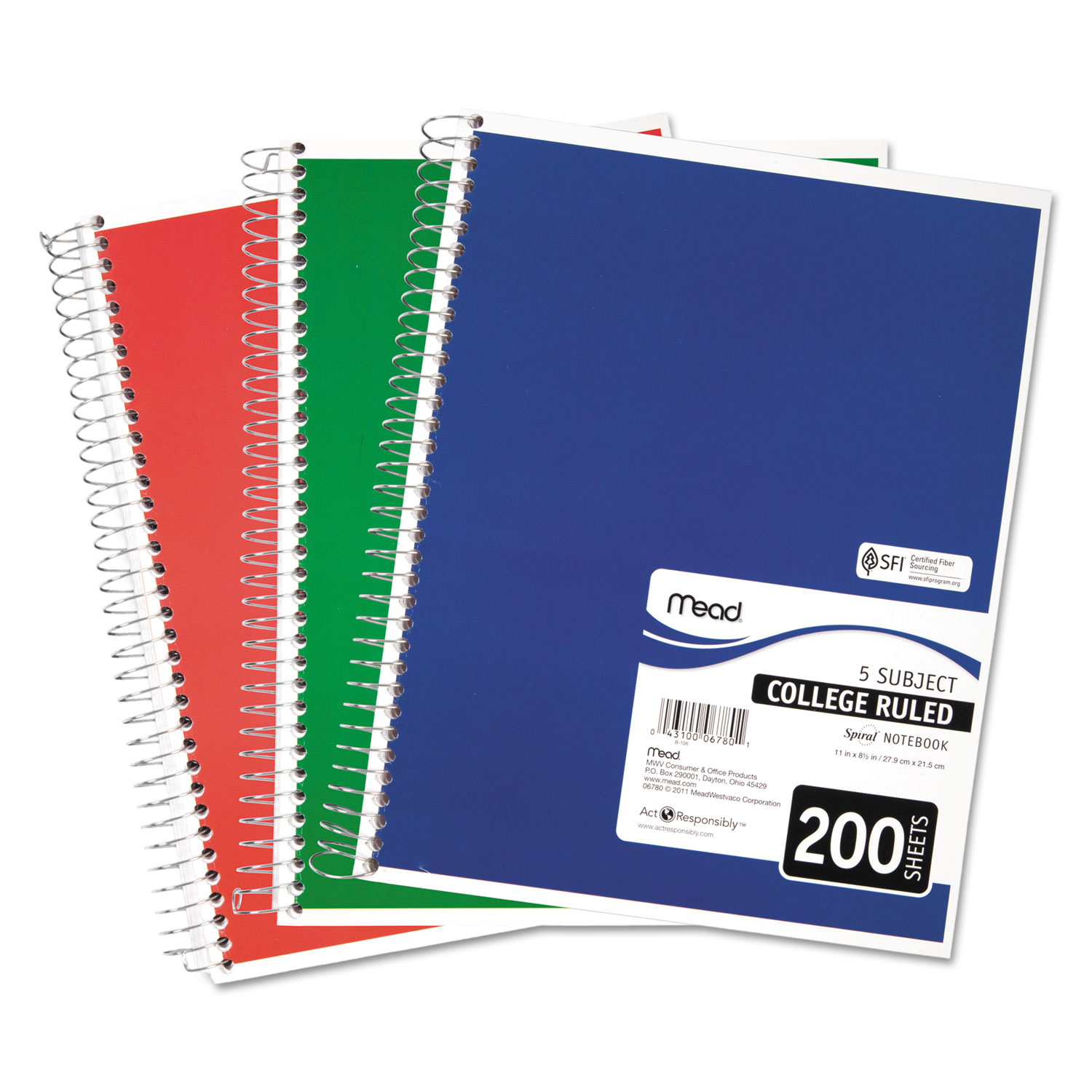 Spiral Notebook - A4 - 200 Pages - Ruled