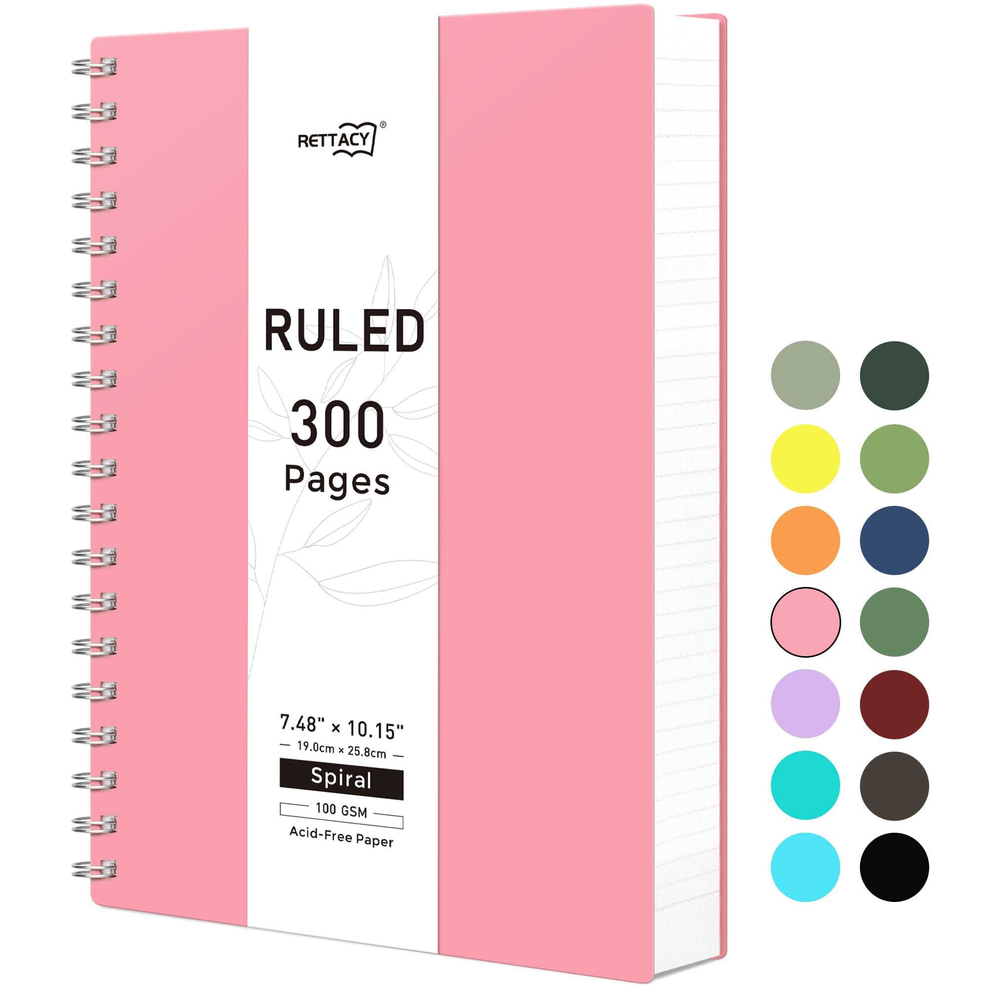 Spiral Notebook - A4 - 300 Pages - Ruled