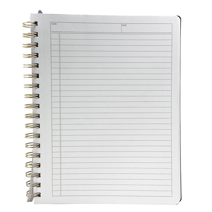 Spiral Notebook - A4 - 40 Pages - Ruled