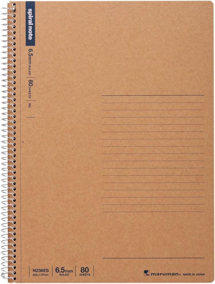 Spiral Notebook - A4 - 80 Pages - Ruled