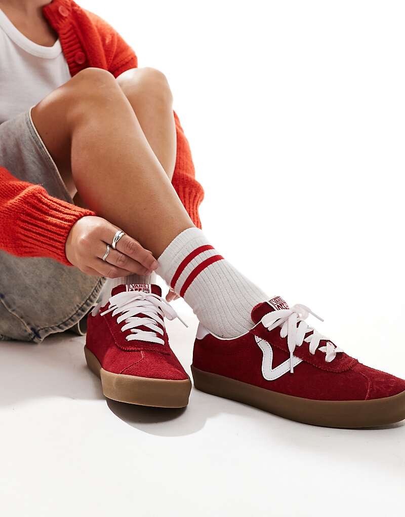 Sport Burgundy Sneakers