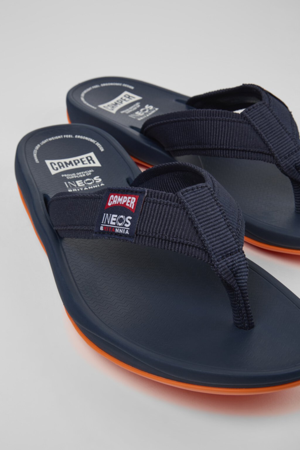 Sport Navy Blue Flip Flops