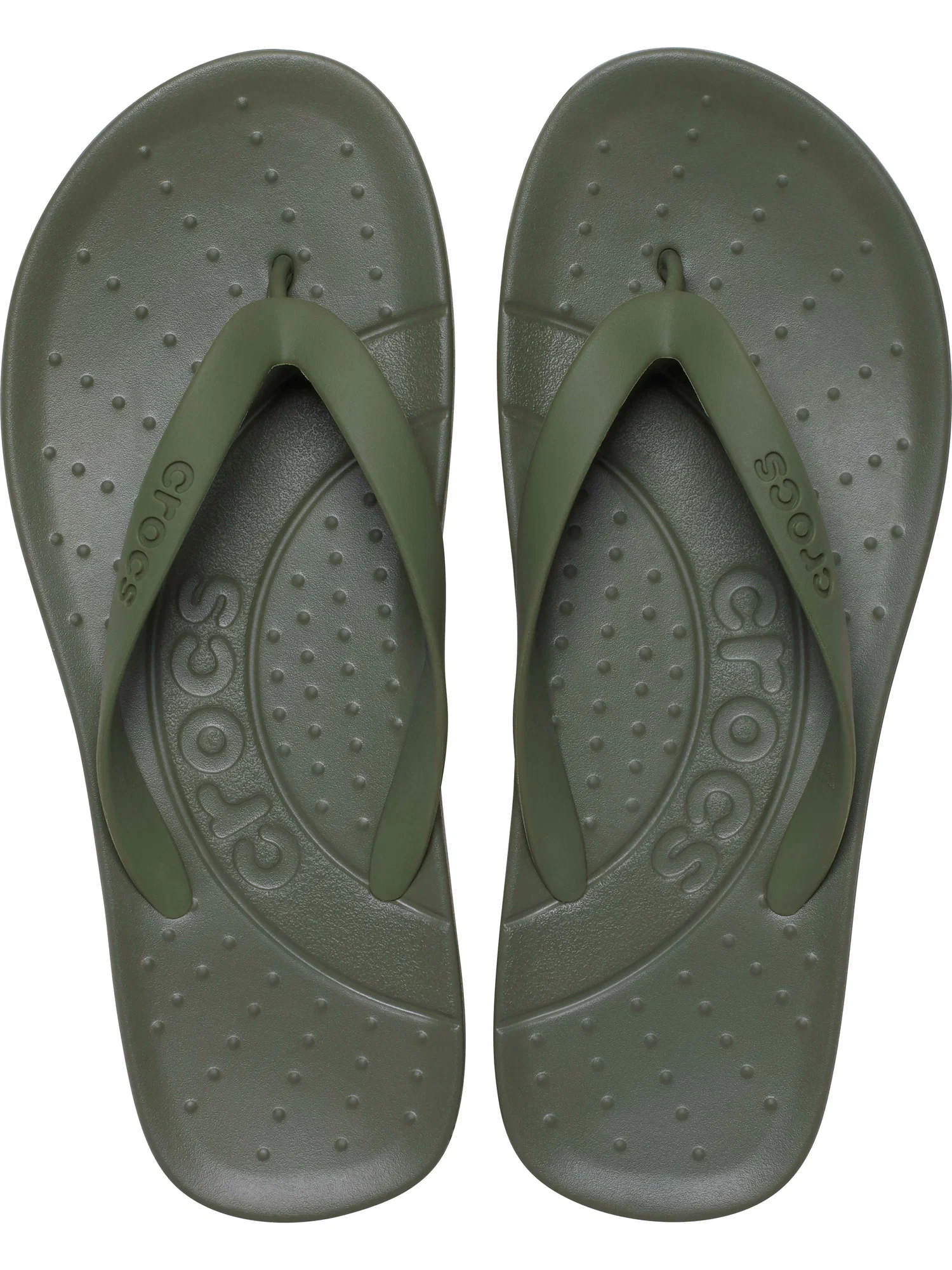 Sport Olive Flip Flops