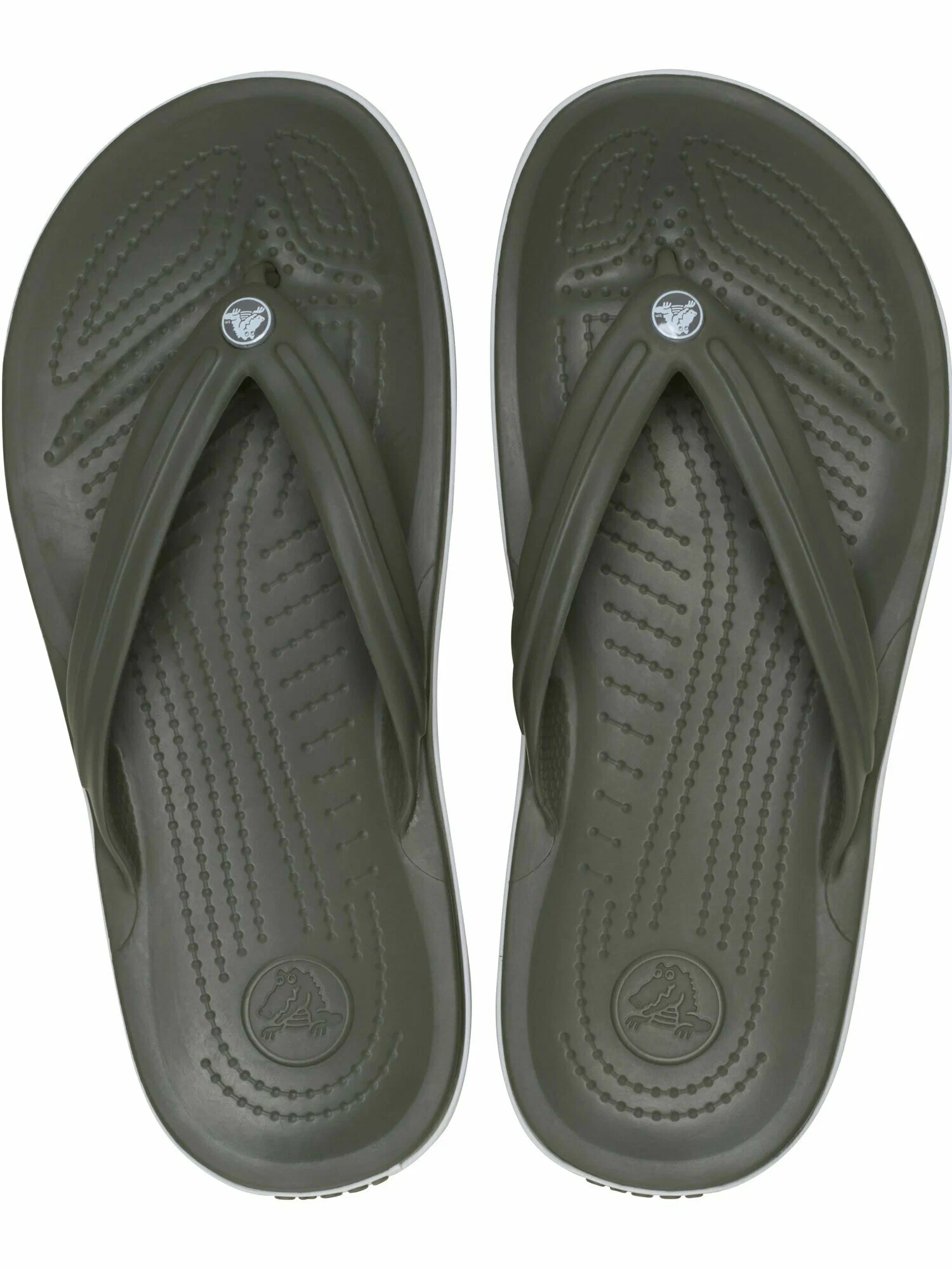 Sport Olive Flip Flops