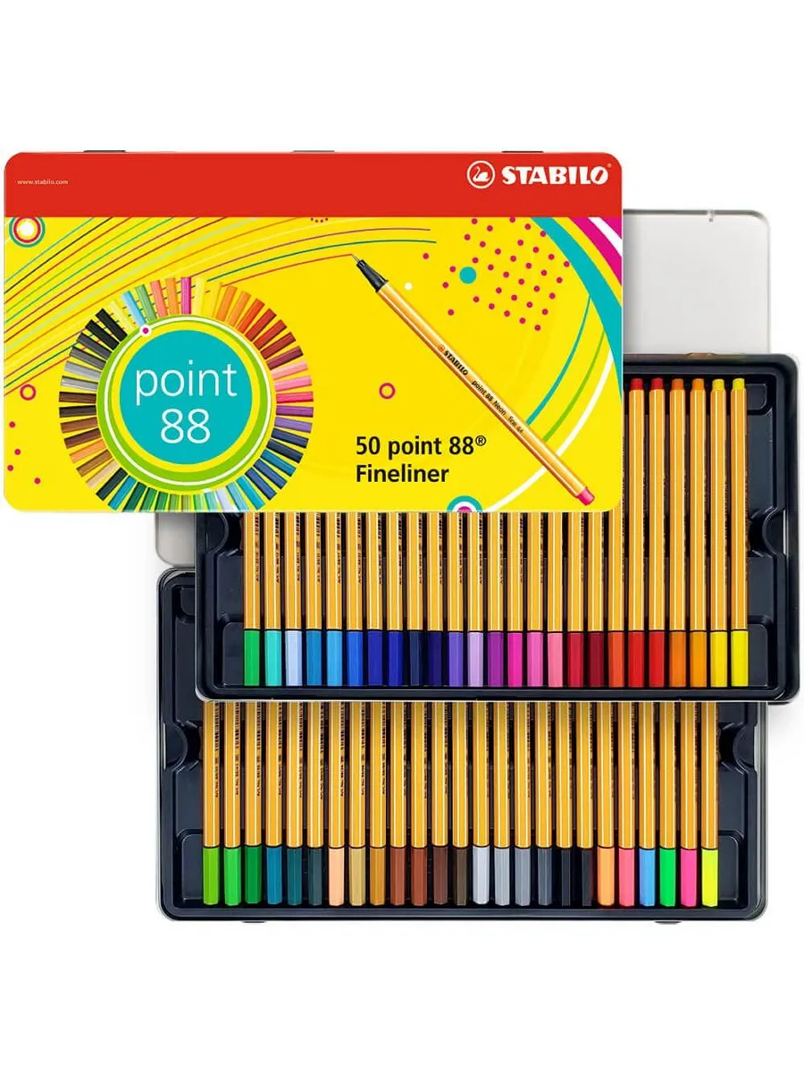 Stabilo Point 88 Fineliner - 5 Pack