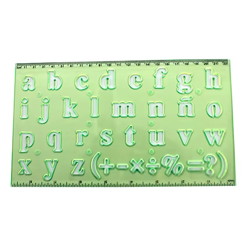 Stencil Set - Alphabet - 48 Pieces