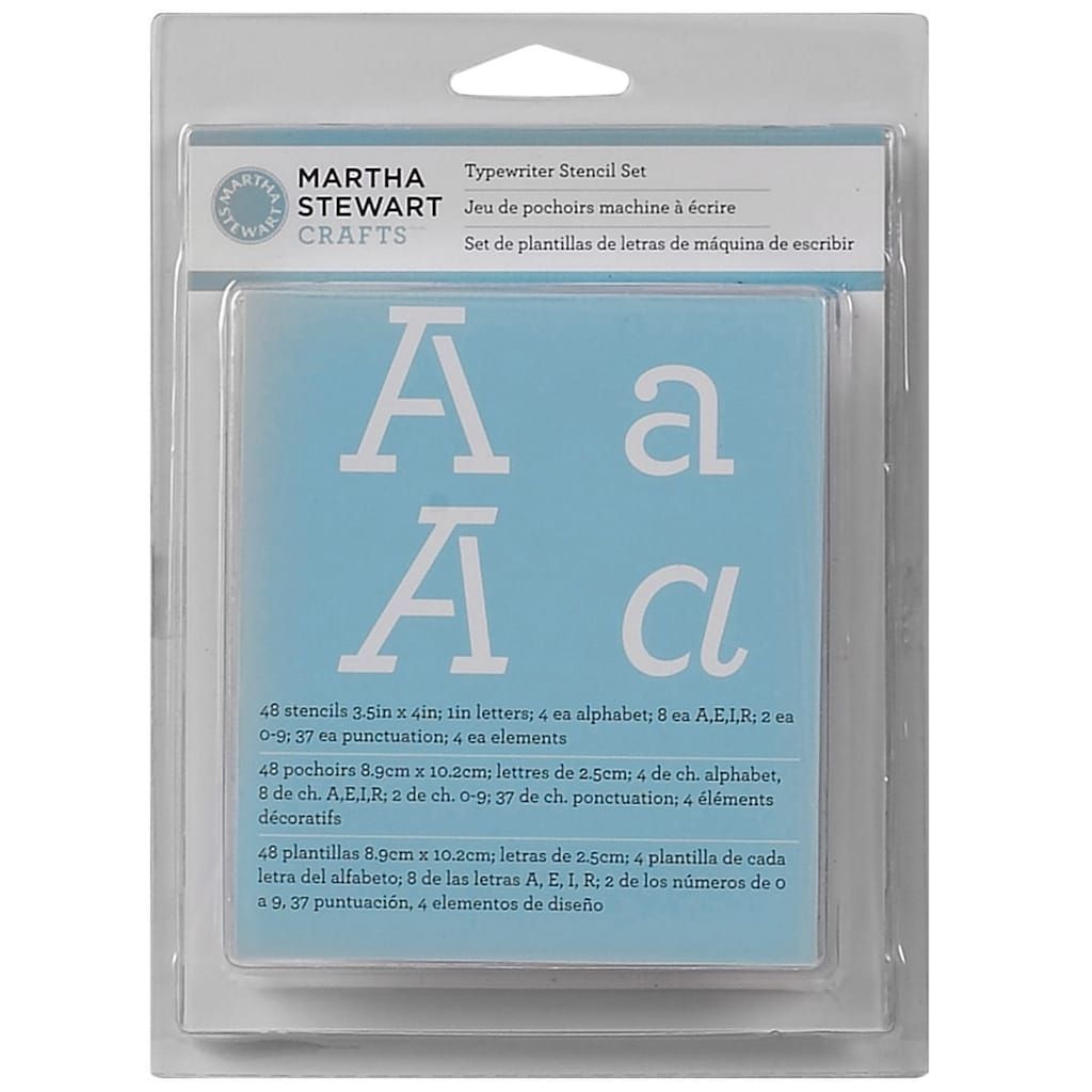 Stencil Set - Alphabet - 48 Pieces