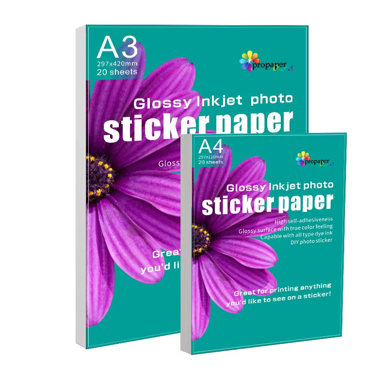 Sticker Paper - A4 - 50 Sheets - Glossy