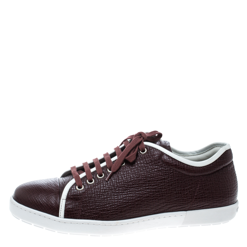Street Burgundy Canvas Shoes