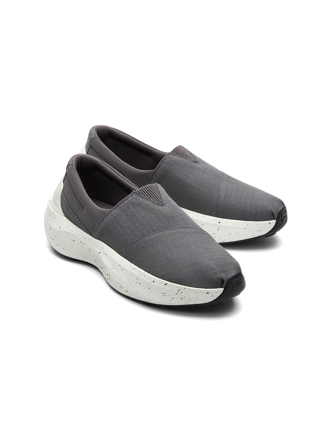 Street Grey Slip-Ons