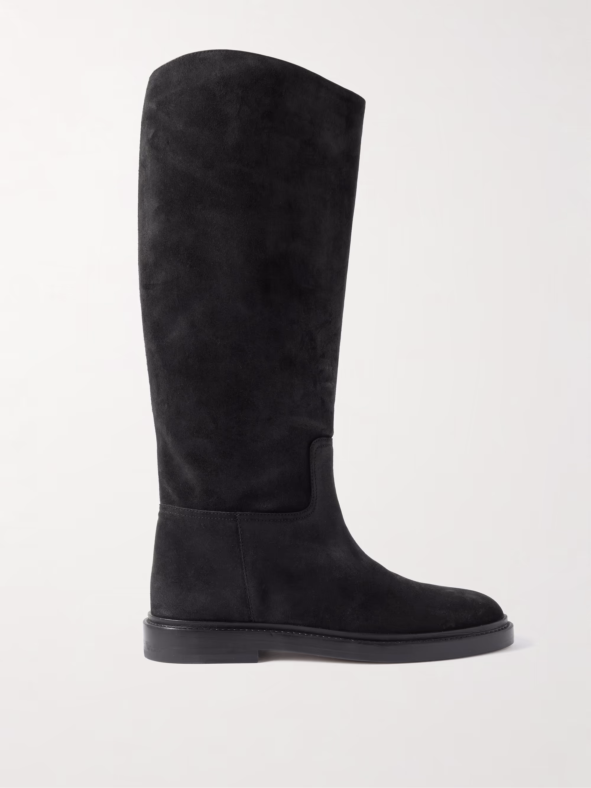 Suede Black Dress Boots
