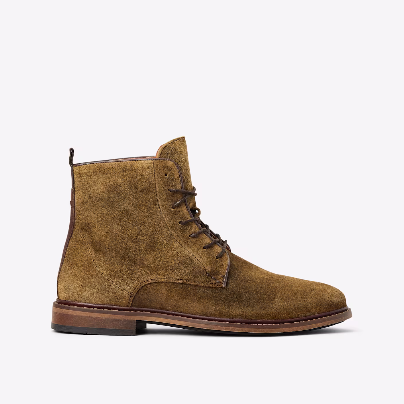 Suede Khaki Work Boots