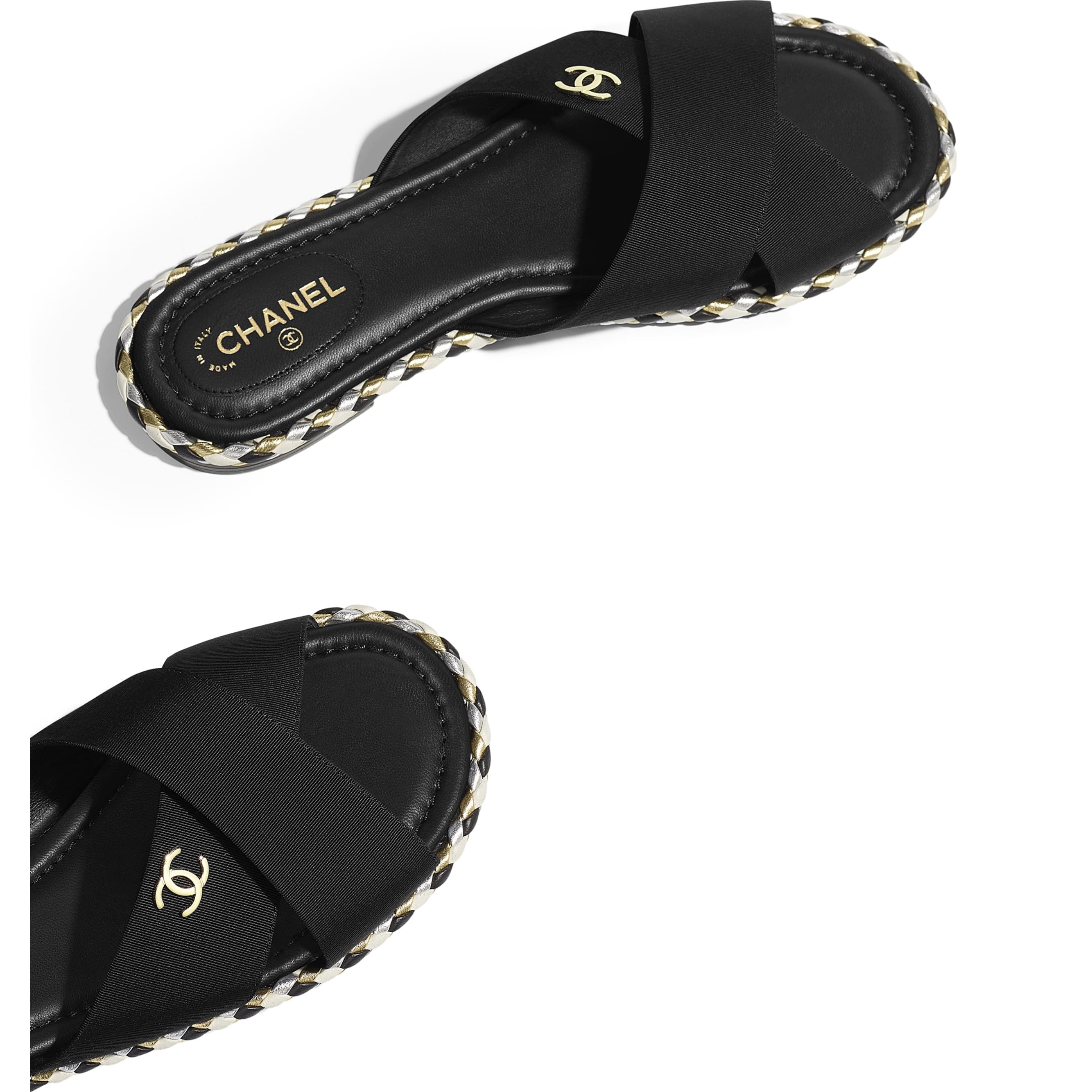 Summer Black Leather Sandals
