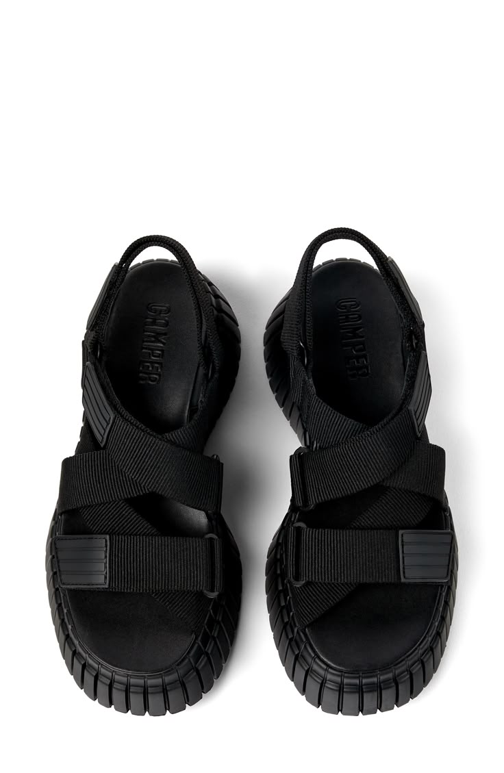 Summer Black Sport Sandals