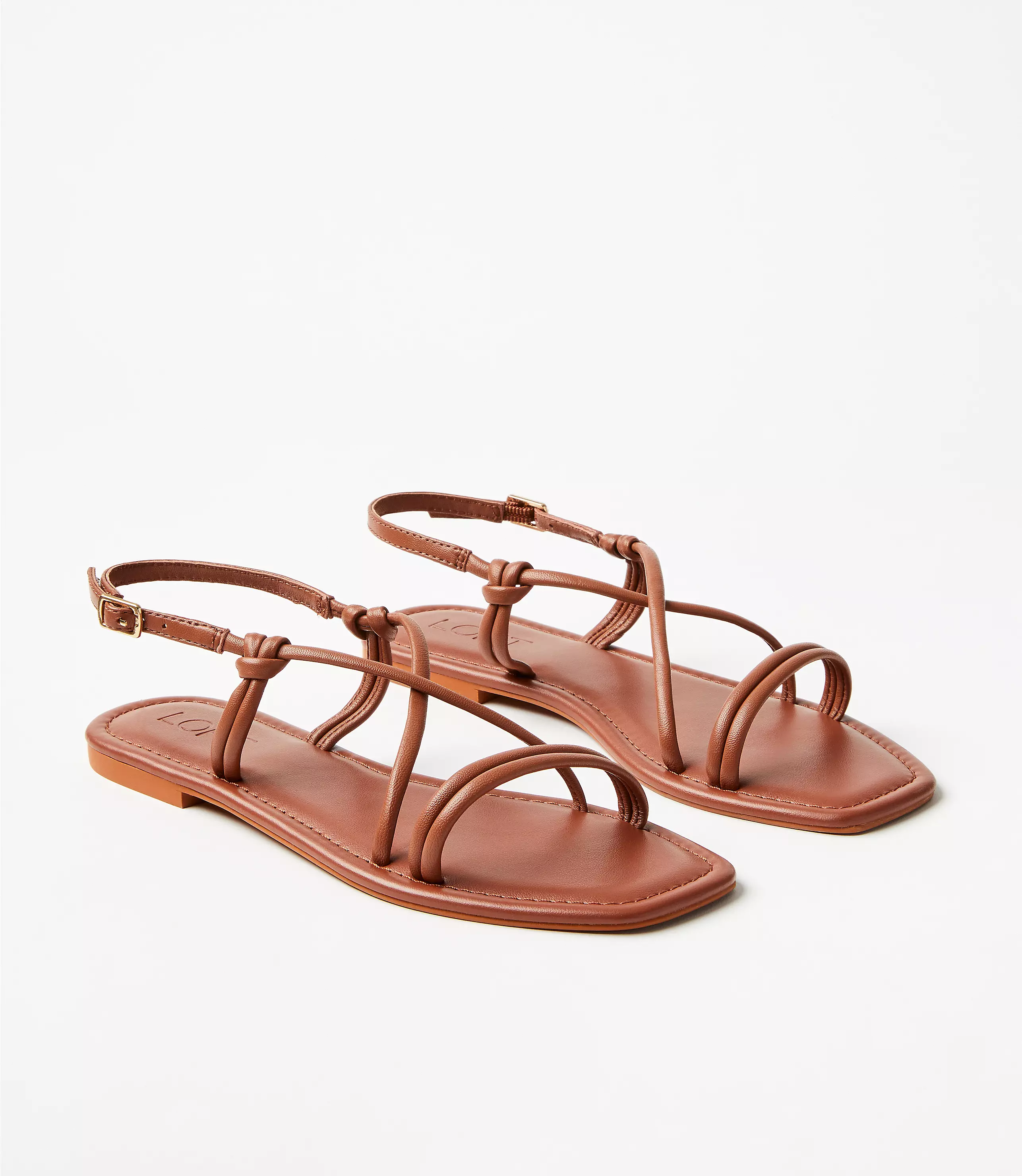 Summer Brown Leather Sandals