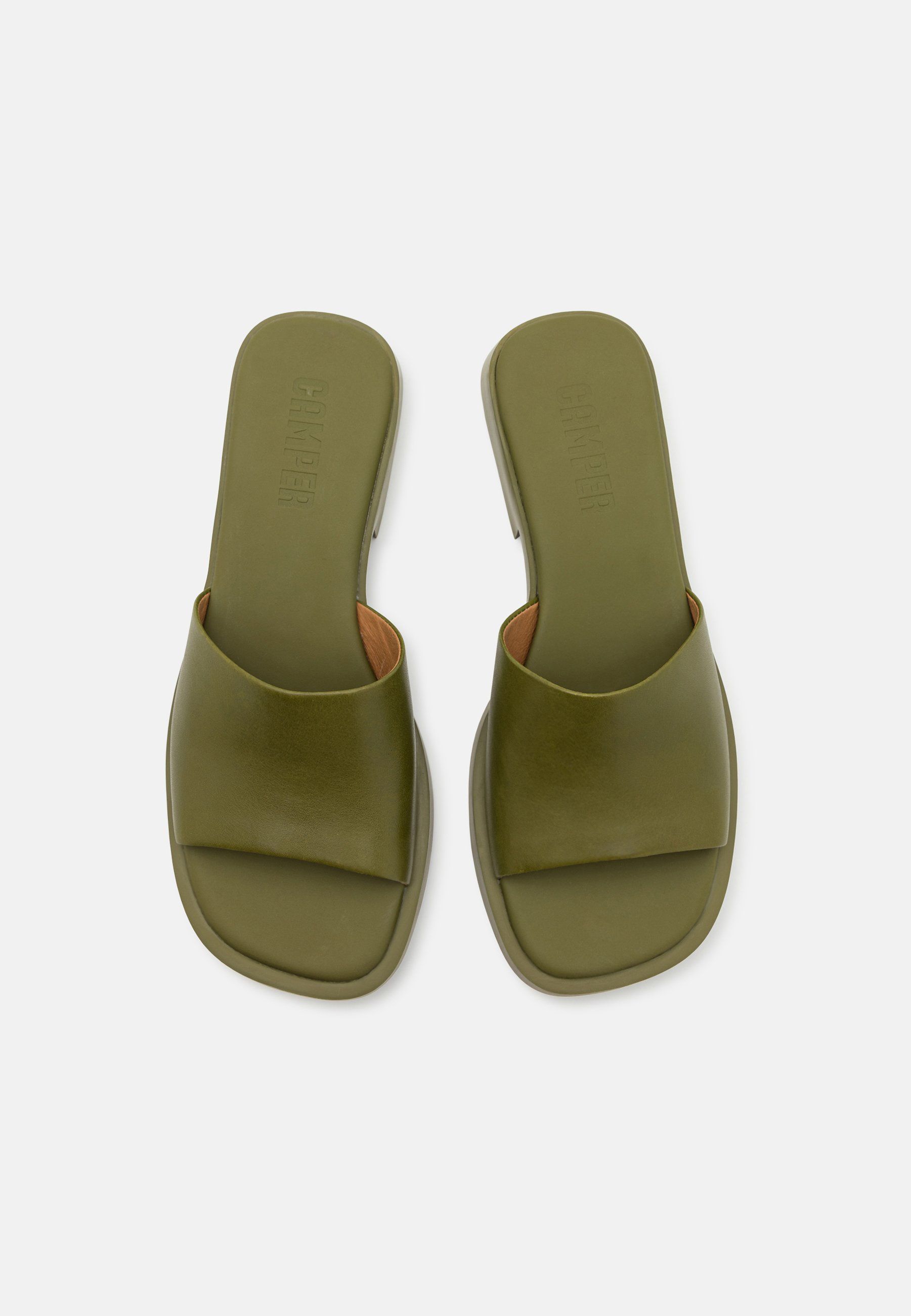 Summer Khaki Slide Sandals