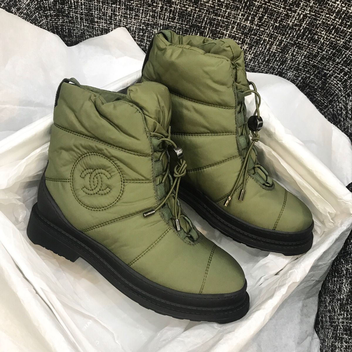 Timber Olive Hiking Boots