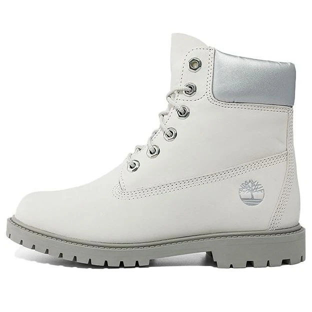 Timber White Boots