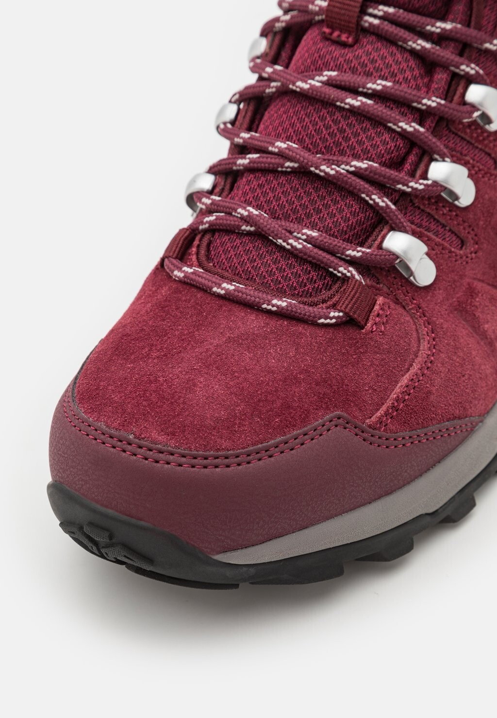 Tough Burgundy Hiking Boots