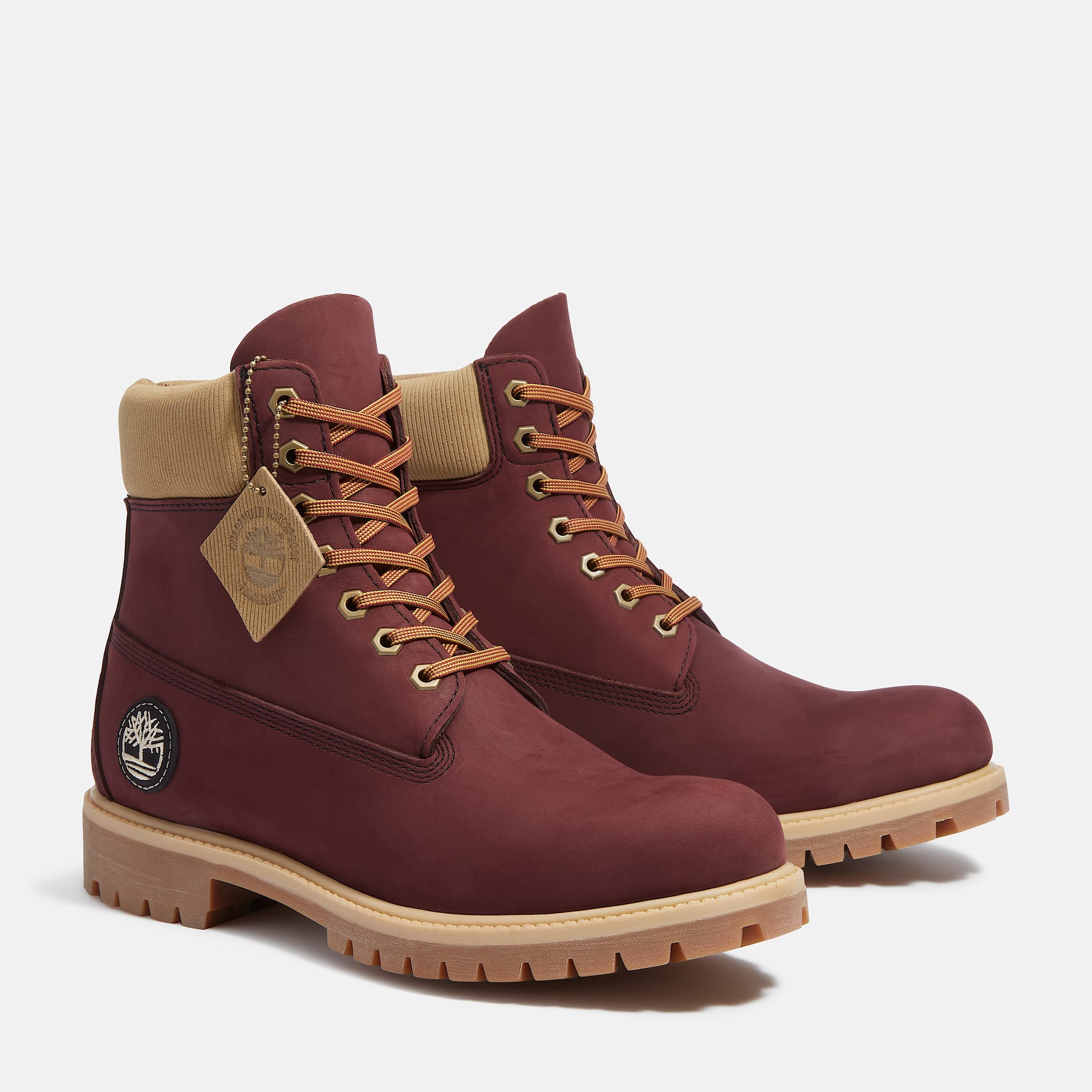 Tough Burgundy Hiking Boots