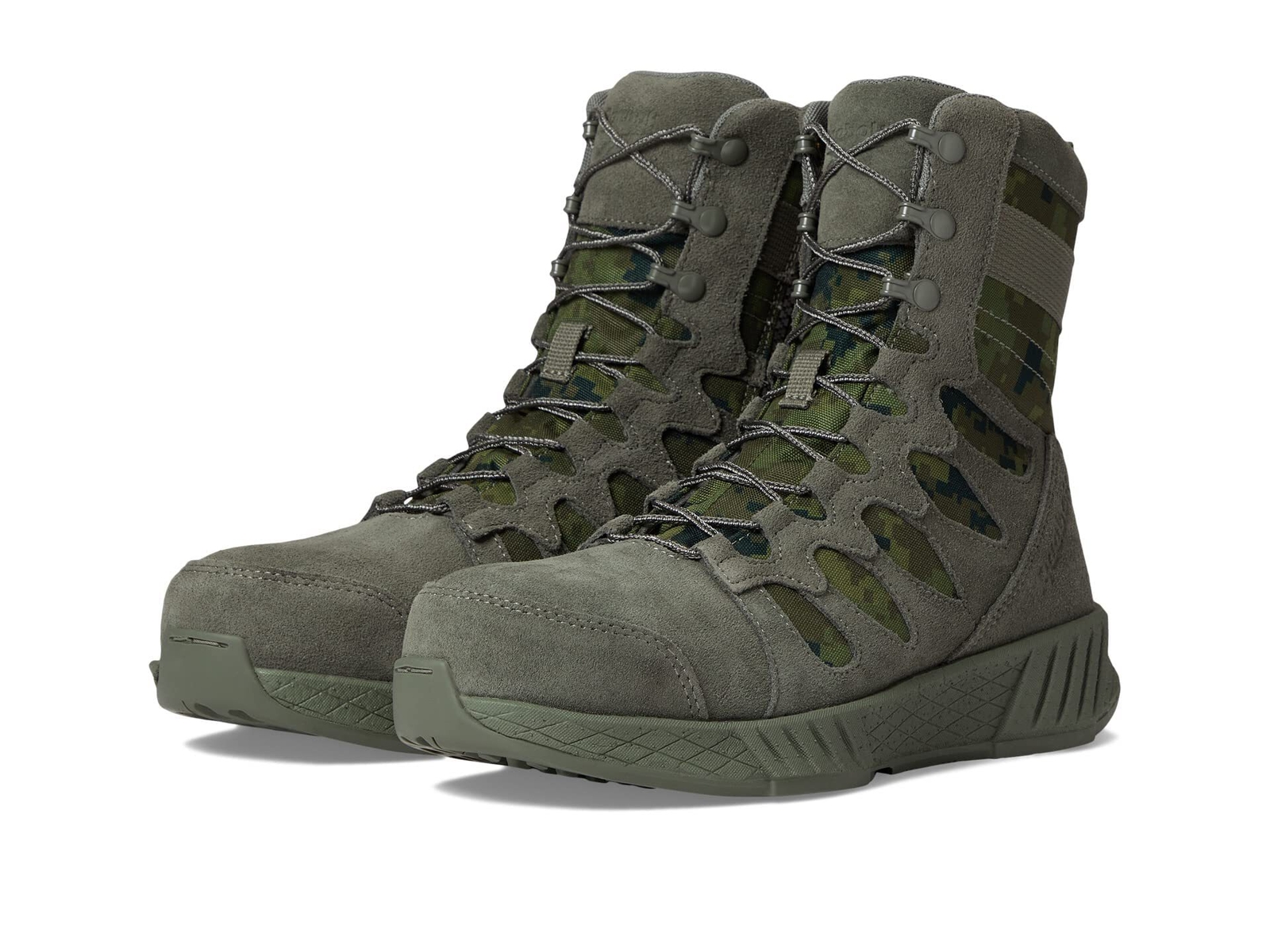 Tough Olive Ankle Boots