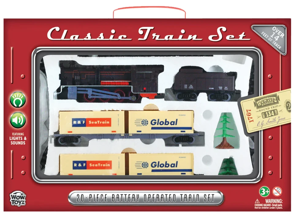 Train Set - Electric - 20 Pieces