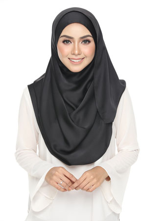 Tudung - Black