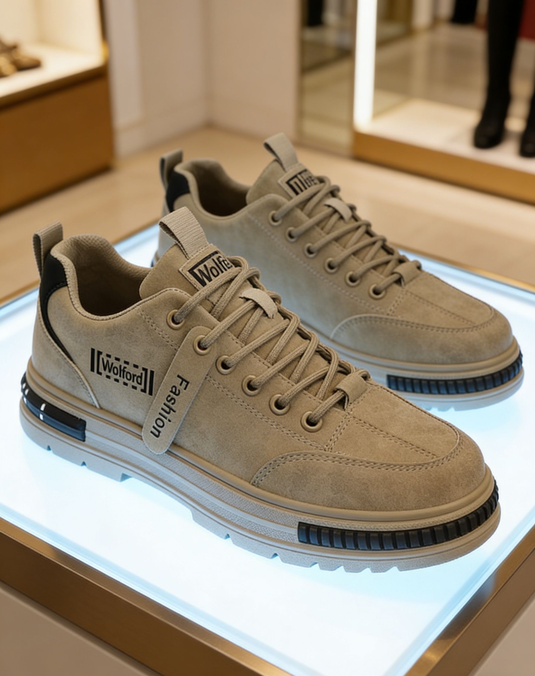 Turbo Olive Sport Shoes